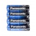 Батарейка АА, Panasonic, R6, сольова, 1,5V, 4шт/уп
